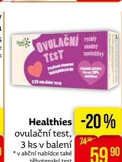 Ovulační test Healthies