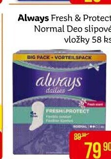 Vložky dámské slipové Dailies Always