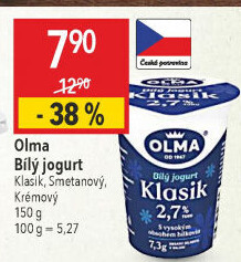 Bílý jogurt Klasik Olma