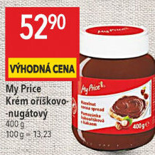 Čokokrém oříškovo-nugátový My Price