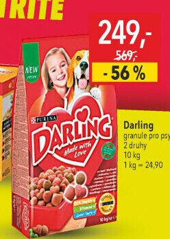 Granule pro psy Darling Purina
