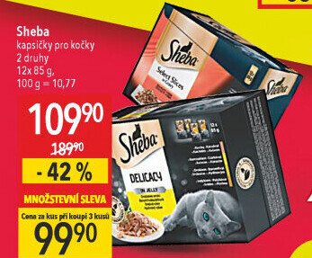 Kapsičky pro kočky Sheba