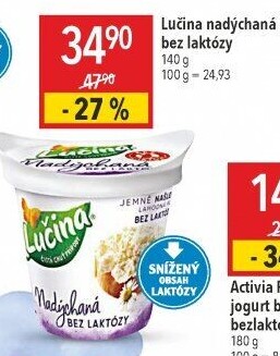 Lučina nadýchaná bez laktózy