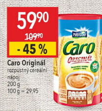 Nápoj instantní obilninový Caro Original Nestlé