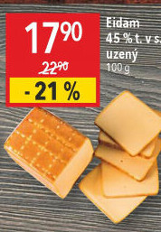Sýr Eidam uzený 45%