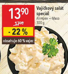Vajíčkový salát speciál