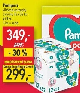 Vlhčené ubrousky dětské Pampers Sensitive