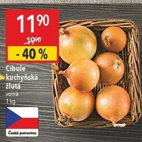 Cibule kuchyňská žlutá