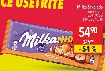 Čokoláda Milka