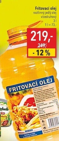 Fritovací olej