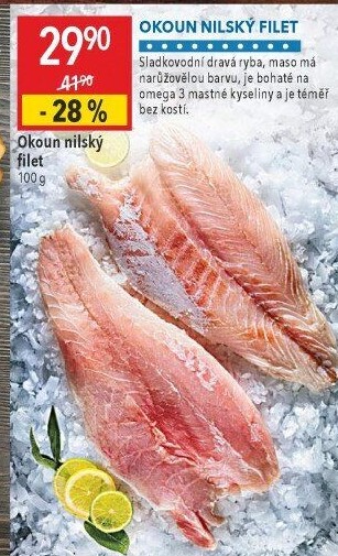 Okoun nilský filety