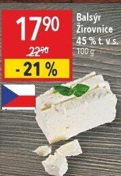 Sýr Balsýr Mlékárna Žirovnice