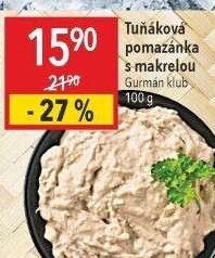 Tuňáková pomazánka s makrelou