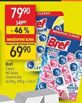 WC blok tuhý Power Aktiv Bref