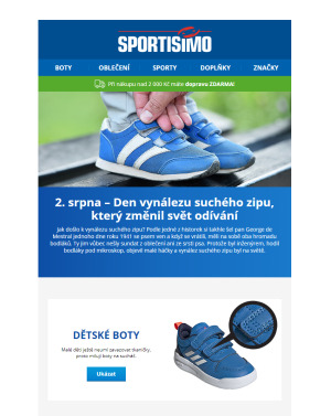 akční leták Sportisimo 2.8.2022-7.8.2022