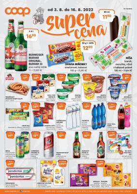 akční leták COOP 3.8.2022-16.8.2022