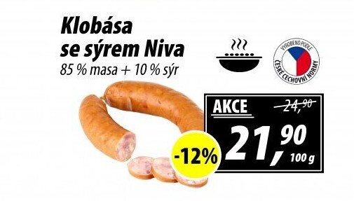 Klobása s nivou
