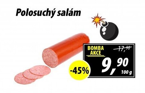 Polosuchý salám