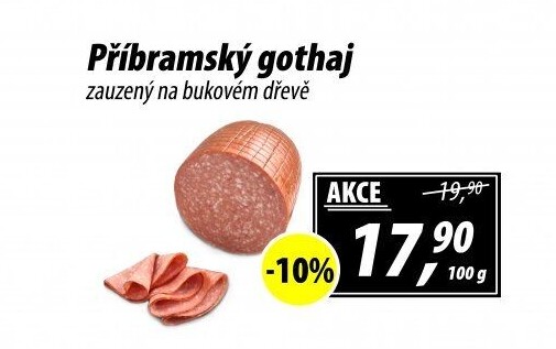 Salám Gothaj Příbramská uzenina