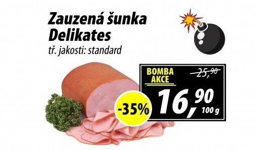 Šunka zauzená delikates standard