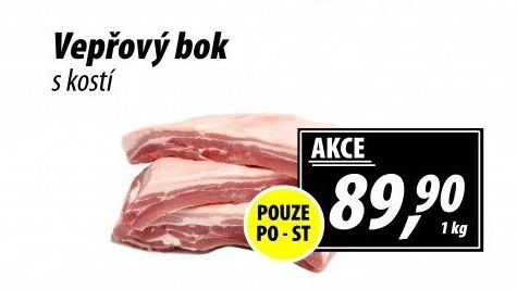 Vepřový bok s kostí