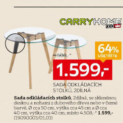 SADA ODKLÁDACÍCH STOLKŮ