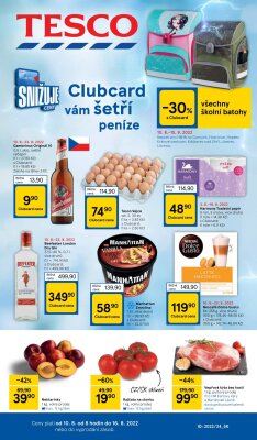 akční leták Tesco 10.8.2022-16.8.2022