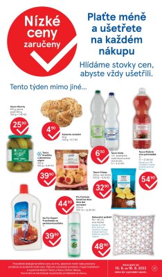 akční leták Tesco 10.8.2022-16.8.2022