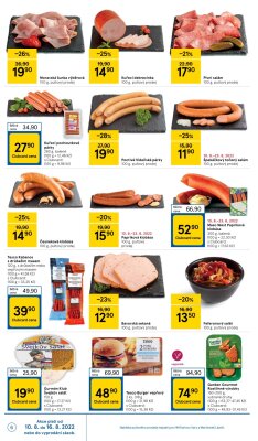 akční leták Tesco 10.8.2022-16.8.2022