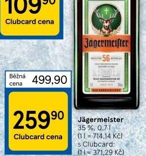 Bylinný likér Jägermeister