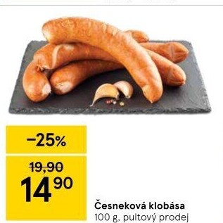 Česneková klobása