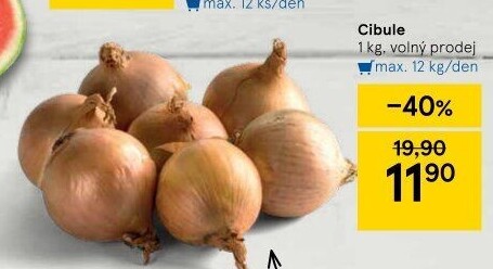 Cibule kuchyňská žlutá