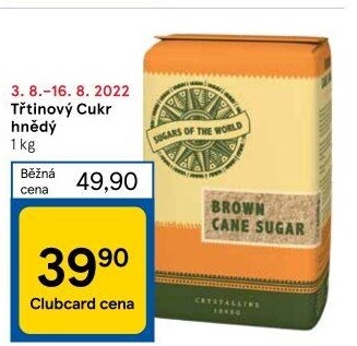 Cukr třtinový Sugars of the World