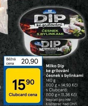 Dip ke grilování Milko