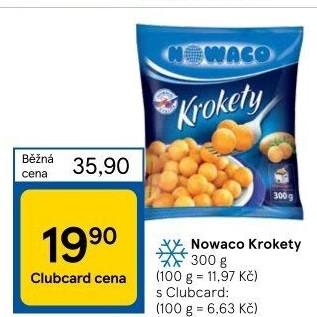 Krokety mražené Nowaco