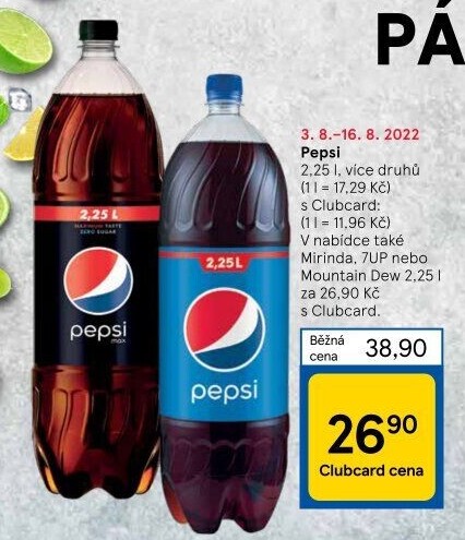 Limonáda Pepsi