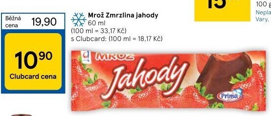 Nanuk Jahody v čokoládě Mrož Prima