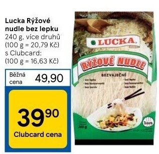 Nudle rýžové Lucka