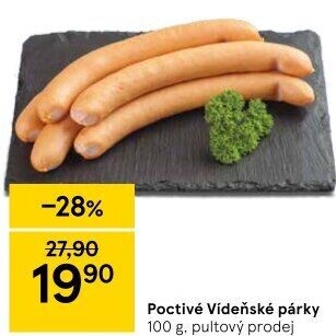 Párky vídeňské poctivé