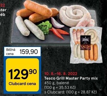 Párty mix Grill Master Tesco