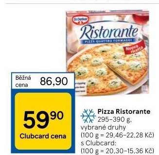 Pizza mražená Ristorante Dr. Oetker