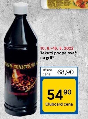 Podpalovač tekutý