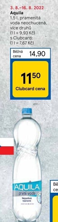 Přírodní voda Aquila