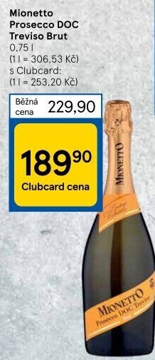 Prosecco brut DOC Treviso Mionetto
