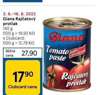 Rajčatový protlak Giana