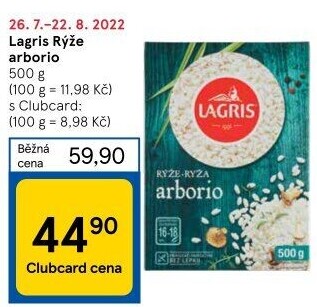Rýže arborio Lagris