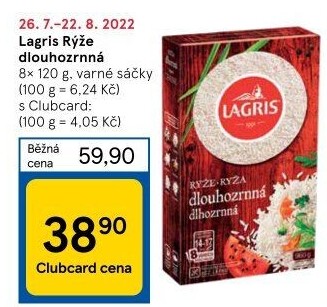 Rýže dlouhozrnná Lagris