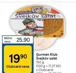 Salát Švejk Gurmán klub