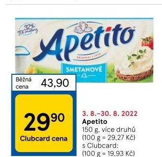 Sýr tavený Apetito
