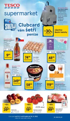 akční leták Tesco 10.8.2022-16.8.2022